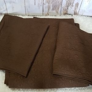 King size brown quilted comforter